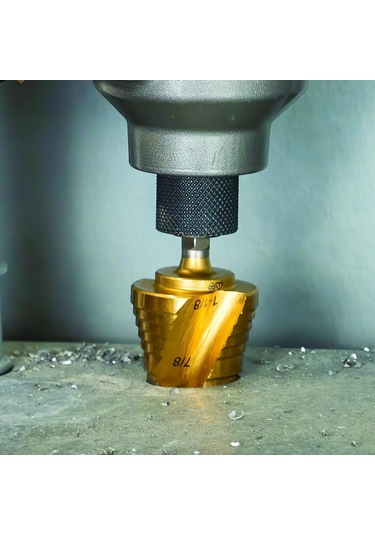 Klein Tools 25951 Elektrikçi Kademeli Matkap Ucu Seti, Spiral Çif