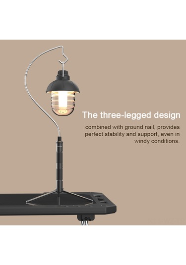 Wezone Alüminyum Çevreleyici Tripod: Cep Telefonu, Kamp Lambası Ve Kamera İçin Taşınabilir Dış Mekan Ayarı - Standart Paket Siyah