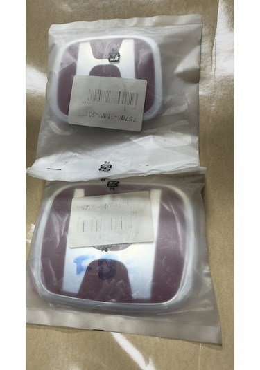 Honda Civic Fb7 Panjur Ve Bagaj Logosu Arması Kırmızı Takım 2 Li