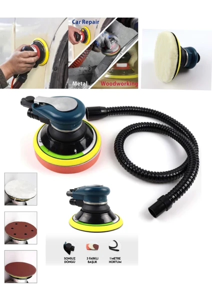 Branzeg BRZHZ100 Havalı Zımpara Makinesi