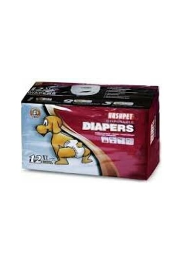 Hushpet Yapışkanlı 25-40 KG Köpek Çiş Bezi 12'li XL Boy