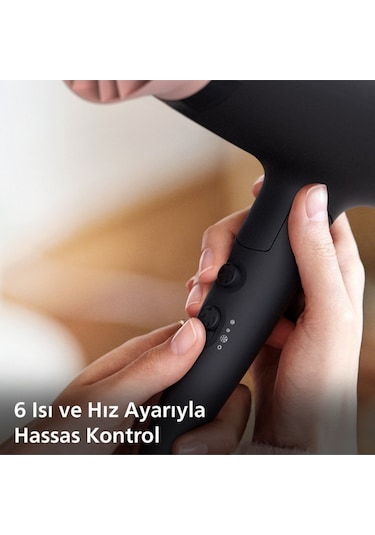 Philips Bhd350/06 Thermoprotect Saç Kurutma Makinesi - 2100w, Gelişmiş İyonik Bakım, 6 Isı Ve Hız Ayarı