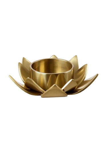 Tealight Mumluk, Altın Rengi, 3 Cm Acı Kahverengi