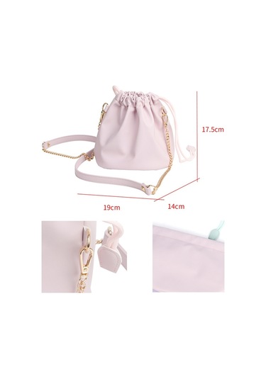 Sones Deri Büyük Kapasiteli İpli Cep Taşınabilir Su Geçirmez Kamera Çantası Yeşil