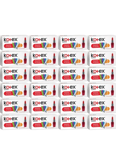 Kotex Tampon Mini 384 Lü Set 24pk 16