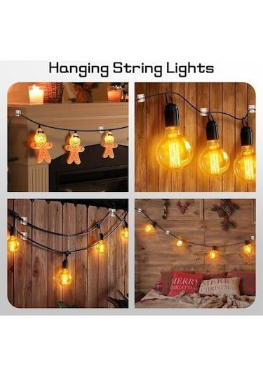 Fortunelane 60 Adet Kablo Düzenleyici Klipsi - Çift Taraflı Yapışkan, Ev/ofis Dekorasyonu İçin