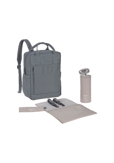 Lassig Vividal Bebek Bakım Sırt Çantası Anthracite Antrasit