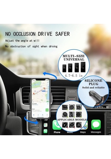 Yingfu Araba Telefon Tutucu Sabit Emiş, Ultra Dayanıklı Uzun Kol Cep Telefonu Tutucu Diğer