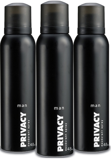 Privacy Man Erkek Deodorant Sprey 3 x 150 ML
