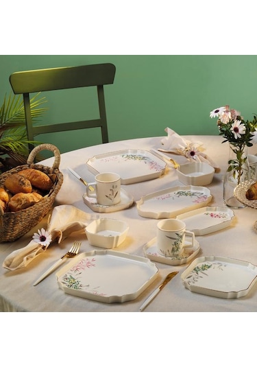 Aryıldız Katy 32 Parça Kahvaltı Seti Beyaz