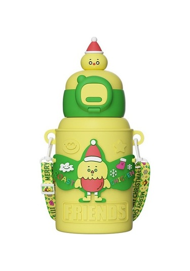 Andy More Şirin Taşınabilir Pipetli Içme Bardağı Pb1awe Altın Sarısı