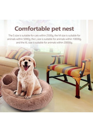 Vkemall Yıkanabilir Kedi Ve Köpek Yatağı - Konforlu, Nefes Alabilen, Kaymaz Tabanlı Evcil Hayvan Şiltesi