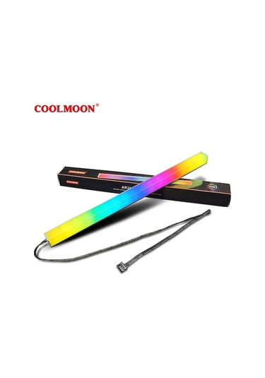 Novahub Coolmoon Rgb Led Şerit 5v 3pin Argb Senkron Pc Işık Bariyeri, Çok Renkli Çok Renkli