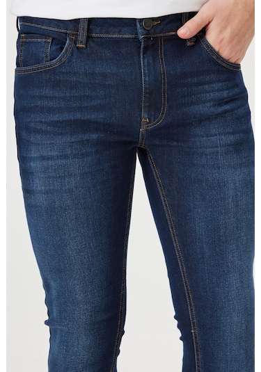 AC&Co / Altınyıldız Classics Rıss Jean Ekstra Slim Fit Pamuklu Erkek Kot Pantolon - Lacivert