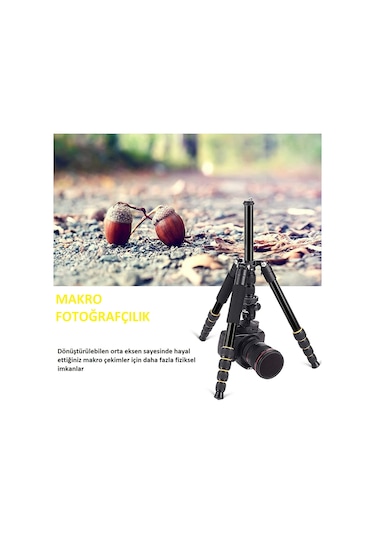 Zomei Q666 Profesyonel Tripod-Yüksek Işçilik Kalitesi