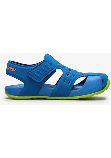 Skechers 92330l Bllm Side Wave Erkek Çocuk Sandalet Mavi
