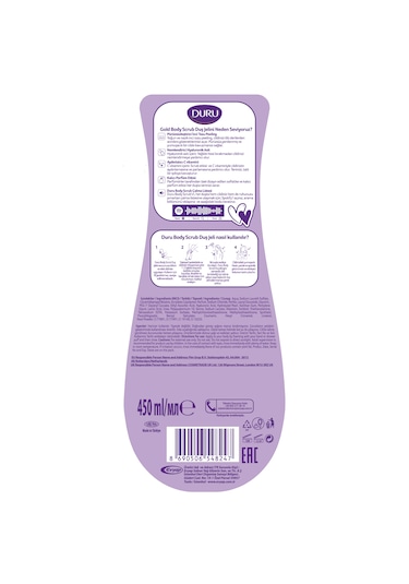 Duru Body Scrub Crystal + Gold Duş Jeli 2 x 450 ML