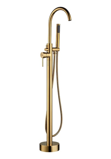 Fause Ayaklı Yerden Küvet Bataryası Adonis Altın Gold Kkb105-G Altın