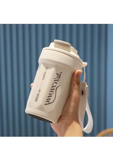 Pazly Güzel Görünümlü Kahve Fincanı Ve Su Bardağı - Beyaz Beyaz