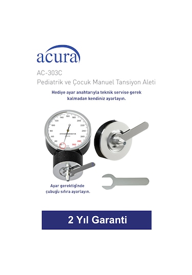 Acura Ac-303c Pediatrik Ve Çocuk Tansiyon Aleti