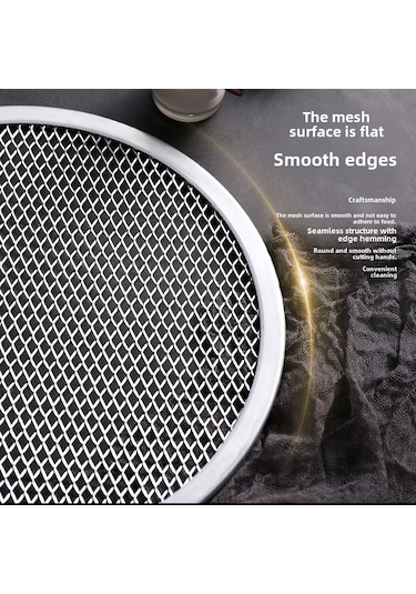 Geeroyoo 8 İnç 20.3 Cm Kalın Alüminyum Pizza Tepsisi - Ticari Kullanıma Uygun, Anti Yapışkan, Isı Dağıtımı İyi, Fırın Aletleri Diğer