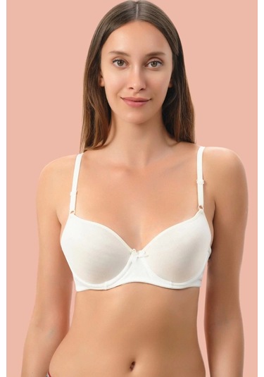 Beyaz Dolgusuz Mikro Tek Sütyen Beyaz