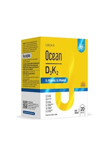 Ocean D3K2 Damla Takviye Edici Gıda 20 ML