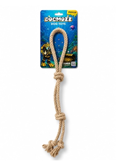 Dogmozz Premium 2 Düğümlü Köpek Diş Isırma İpi 35 Cm