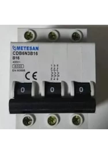 Metesan Trifaze W Otomat Ts Li 3x50A