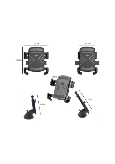 Knmaster Tt-600a Vakumlu Araç İçi Telefon Tutucu