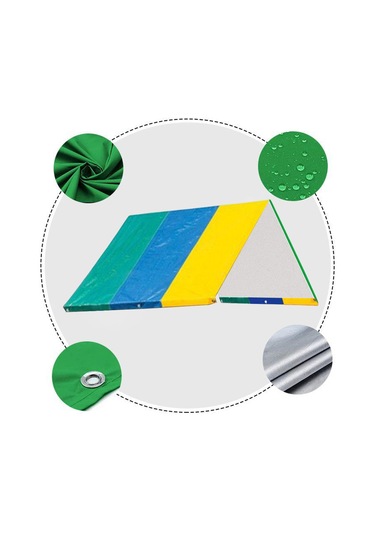 Suntek Su Geçirmez Salıncak Seti Yedek Tarp Yeşil-sarı-mavi Yeşil Sarı Mavi Yeşil - Sarı - Mavi