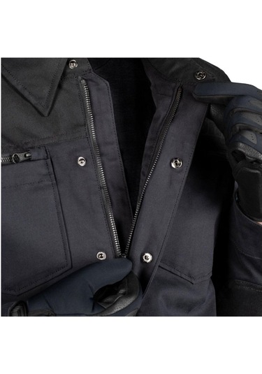 Icon Upstate Canvas Ce Korumalı Motosiklet Montu Siyah