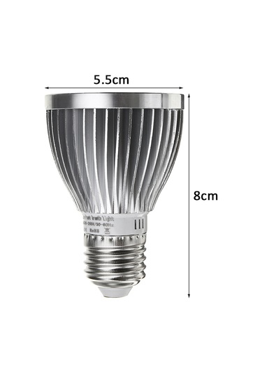 Konesam Bitki Büyüme Ampulü - 60w E27 40kırmızı+14mavi+2ır+2uv Led İle Güçlü Fotosentez Desteği