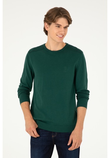 U.s. Polo Assn. Erkek Yeşil Kazak /triko 50288888-vr054 Yeşil