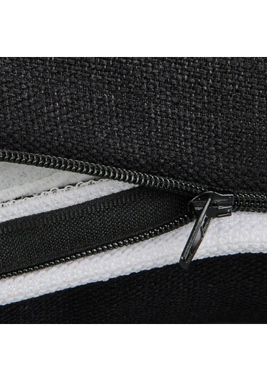 Evidea Soft Ethnic Biyeli Kırlent - Siyah - 30x50 Cm Siyah