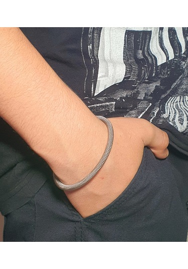 Kesebe Unisex Kadın/erkek Esnek Bijuteri Bileklik-gümüş Renkli Çok Renkli