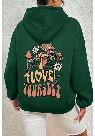 The 1997 Travel Baskılı Sweatshirt Yeşil