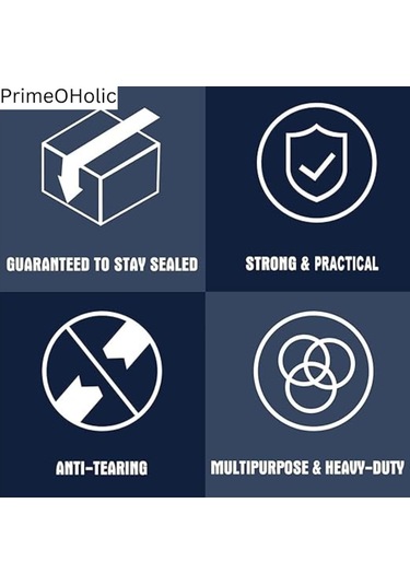 Açık Ambalaj Bandı 2 Rulo, 1.88 'x 70 Yarda, Daha Kalın Akrilik Yapıştırıcı 2