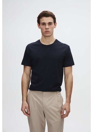D's Damat Ds Damat Relaxed Fit Lacivert %100 Pamuk T-shirt 6hc14ort02005 Lacivert