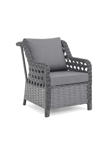 Zen Rattan Puflu Bahçe Balkon Takımı 3+1+1 Diğer