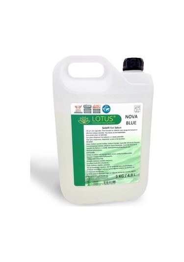 Lotus Nova Blue Lüks Sedefli Sıvı El ve Vücut Temizlik Ürünü 5 L