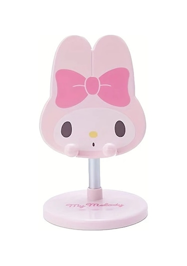 Fochsia Pembe Sevimli Ayarlanabilir Telefon Tutucu Esnek Masaüstü Aksesuarı Pembe