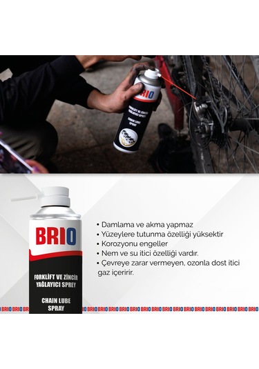 Brio Forklift Ve Zincir Yağlayıcı Sprey 500 ML
