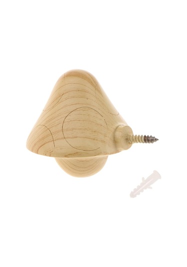 Suntek Vidalı Duvar Askısı Mantar Tasarım Kapı Askısı Duvar Askı Askısı 5 KG S Bej Çok Renkli