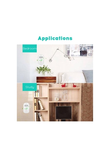 Createtech Temizleyici Renkli Priz Pm2.5 Mini Hava Temizleyici & Kokudan Arındırıcı, Dezenfektan Freshener Ev Banyo İçin Renkli