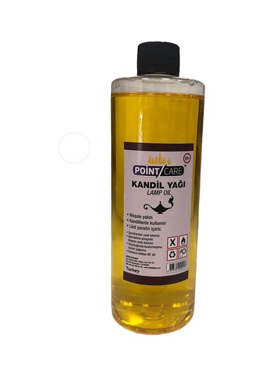 250ml Sarı Kandil Yağı Kokusz Dumansız Iç Mekan Gaz Lambası Yakıt Sarı