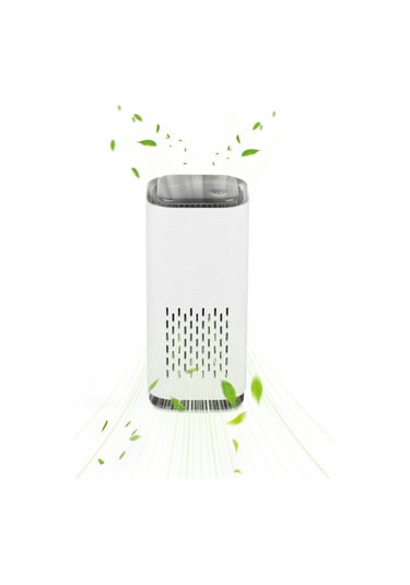 Moveevo Taşınabilir Usb Hava Temizleyici - Negatif İyonlu, 5m²'ye Kadar Etkili, Gece Lambalı, Beyaz