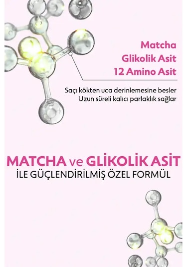 Matcha Gloss Işıltı Veren 3'lü Saç Bakım Seti