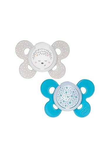 Chicco Physioforma Comfort Silikon Emzik (16-36 Ay) 2'Li Bej - Gri
