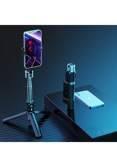 Ekılıf - Selfie Çubuğu P60 Plus Çok Fonksiyonlu Selfie Çubuğu - Beyaz - T23270